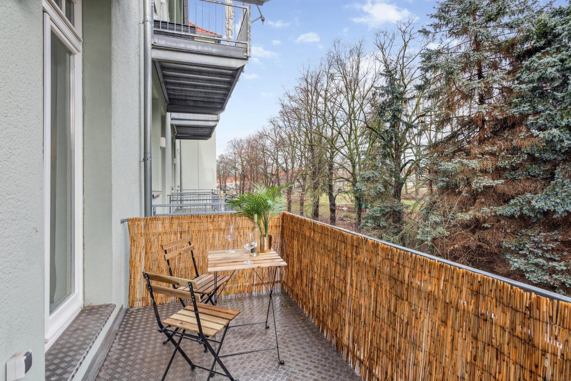 Homespace - Magdeburg - Gemuetliches Apartment Mit Balkon Exterior foto
